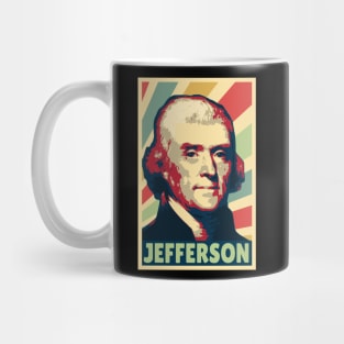 Thomas Jefferson Vintage Colors Mug